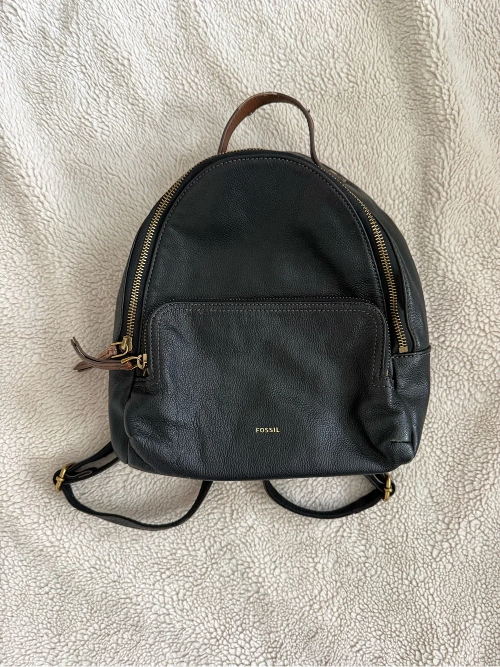 Fossil Small Leather Backpack